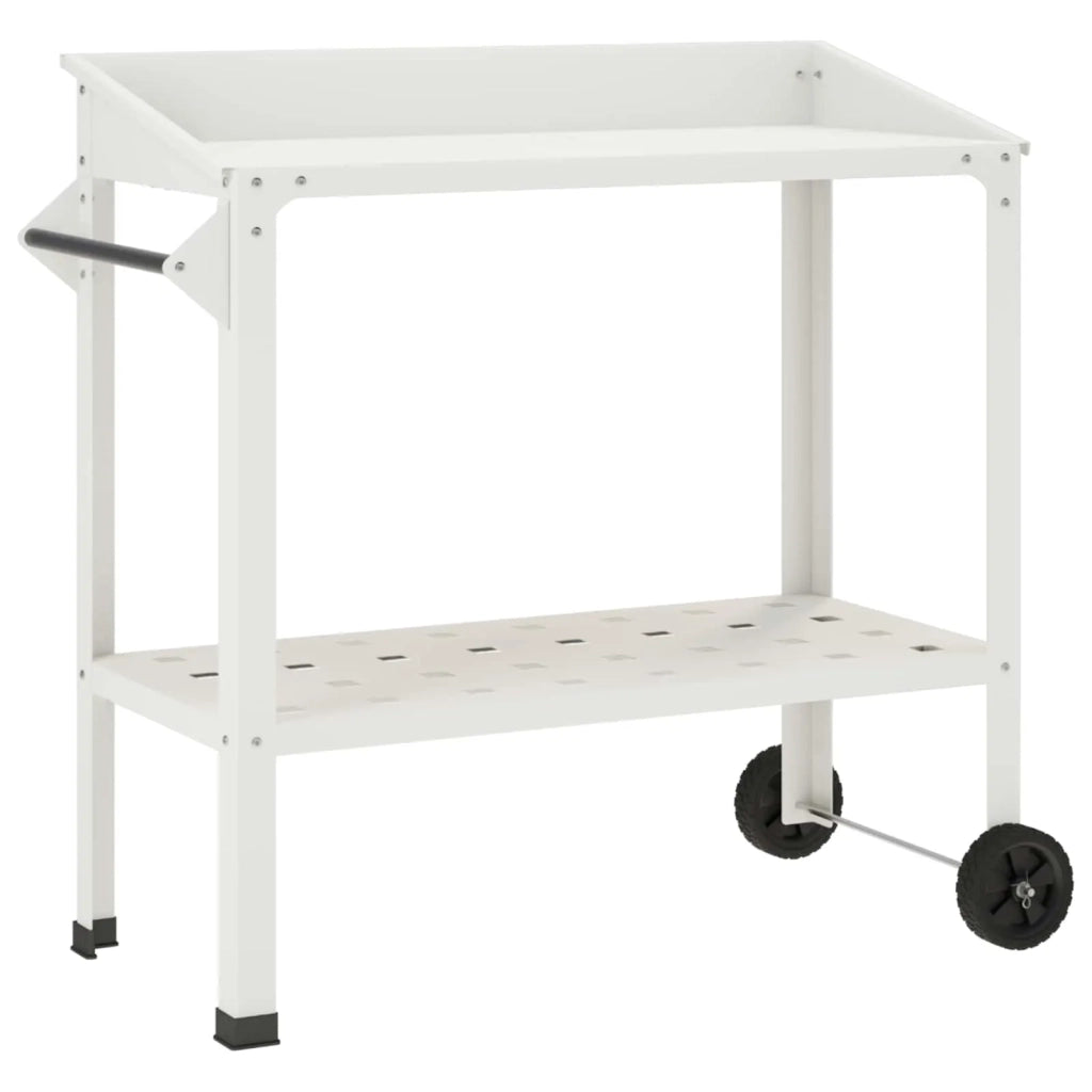 Tavolo da Vaso con Ruote 96 x 50 x 89 cm 8014849