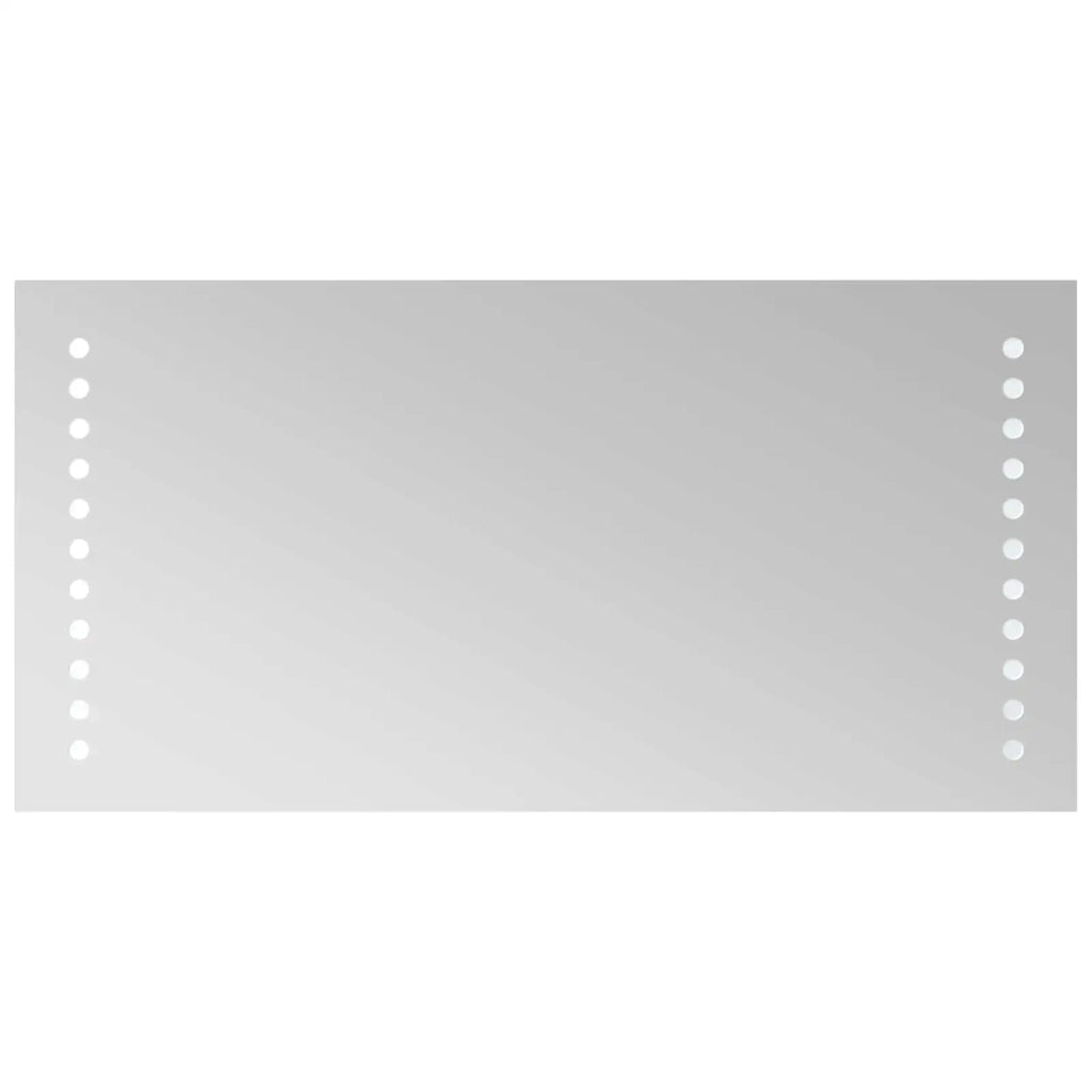Specchio da bagno LED Trasparente 40 x 20 cm vetro temperato 42045772