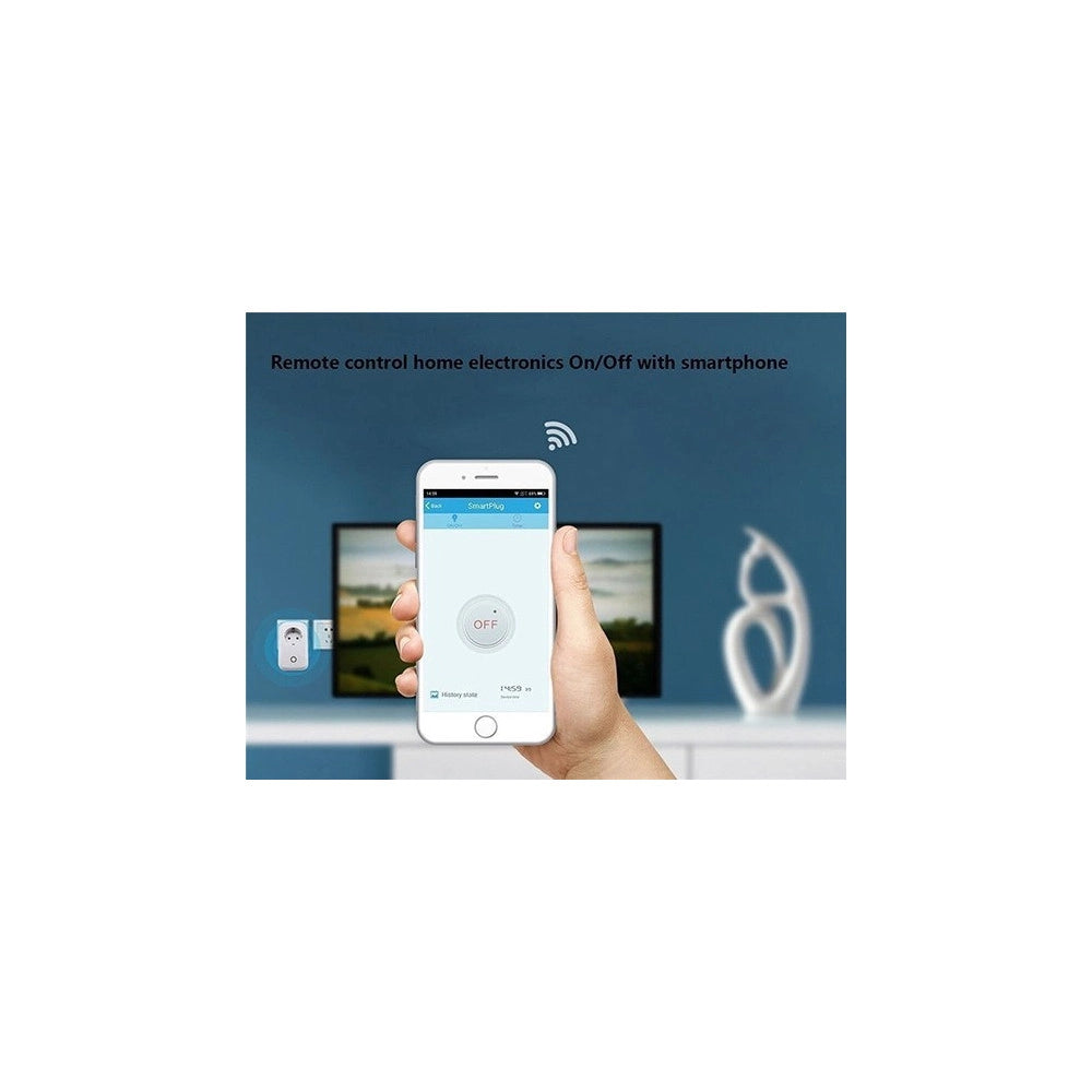 Trade Shop - Presa Di Corrente Intelligente Controllabile Con Il Wifi - Smart Power Plug -