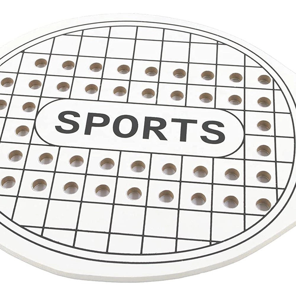 Trade Shop - Racchette Mare Traforate Con Pallina Racchettoni In Legno Beach Tennis Spiaggia -