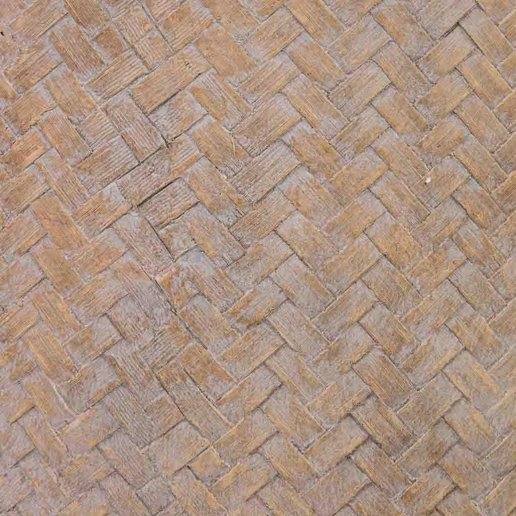 Fioriera in fibra di vetro marrone 46x46x42 cm