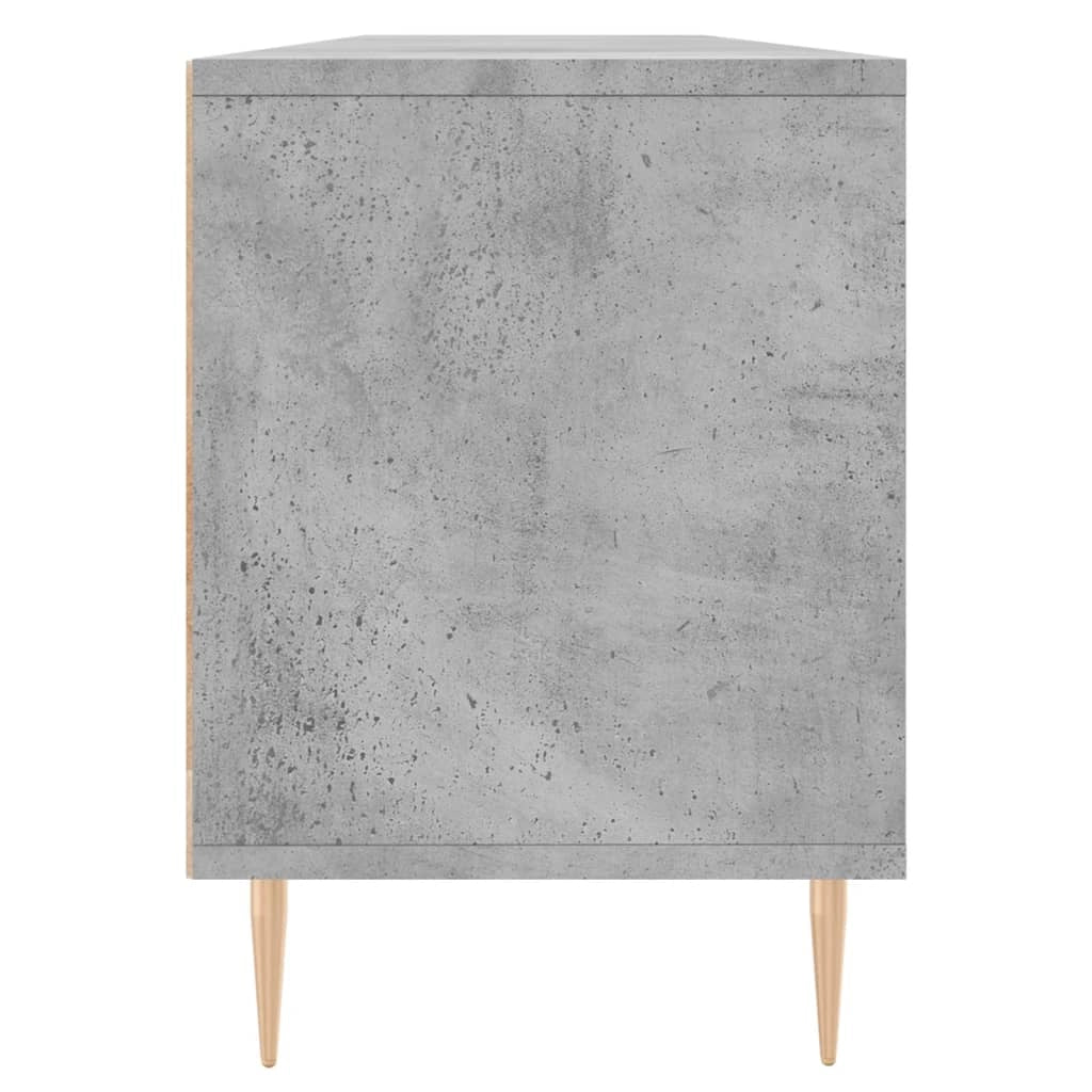 Mobile TV multimediale mensola TV credenza TV per sala da pranzo soggiorno camera da letto 150 x 30 x 44,5 cm legno ingegnerizzato grigio 02_0025973