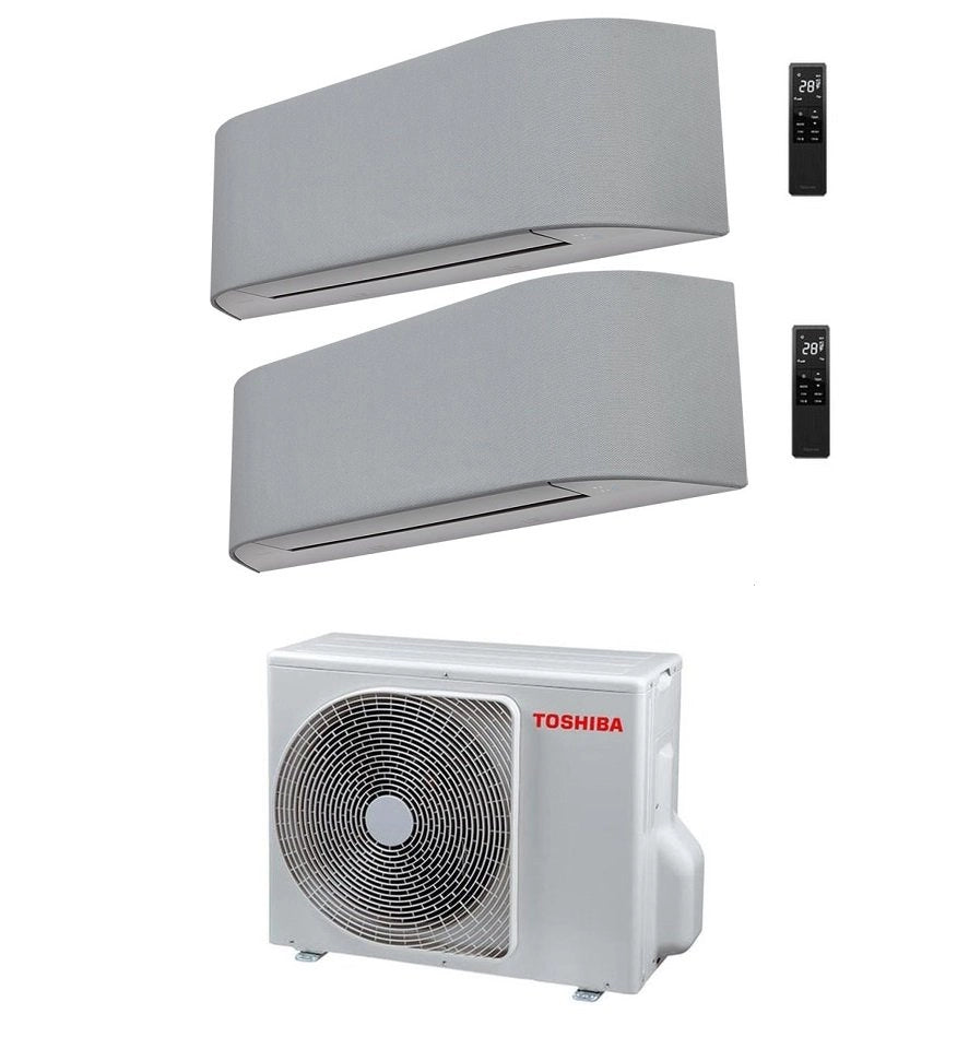 Condizionatore Dual Split Toshiba Haori 13+16 (12+15) con RAS-2M18U2AVG-E Wi-Fi Integrato