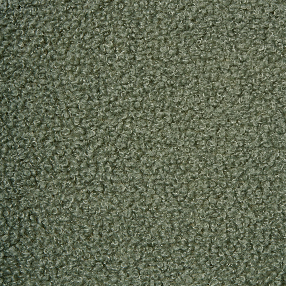 Set di 2 sedie da pranzo girevoli Rivestimento bouclé verde chiaro Base con gambe in metallo Sala da pranzo