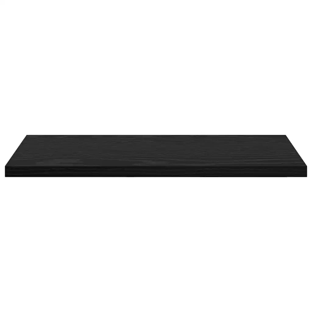 Scaffale 4 pcs Nero 40 x 20 x 1,5 cm Legno multistrato 875046