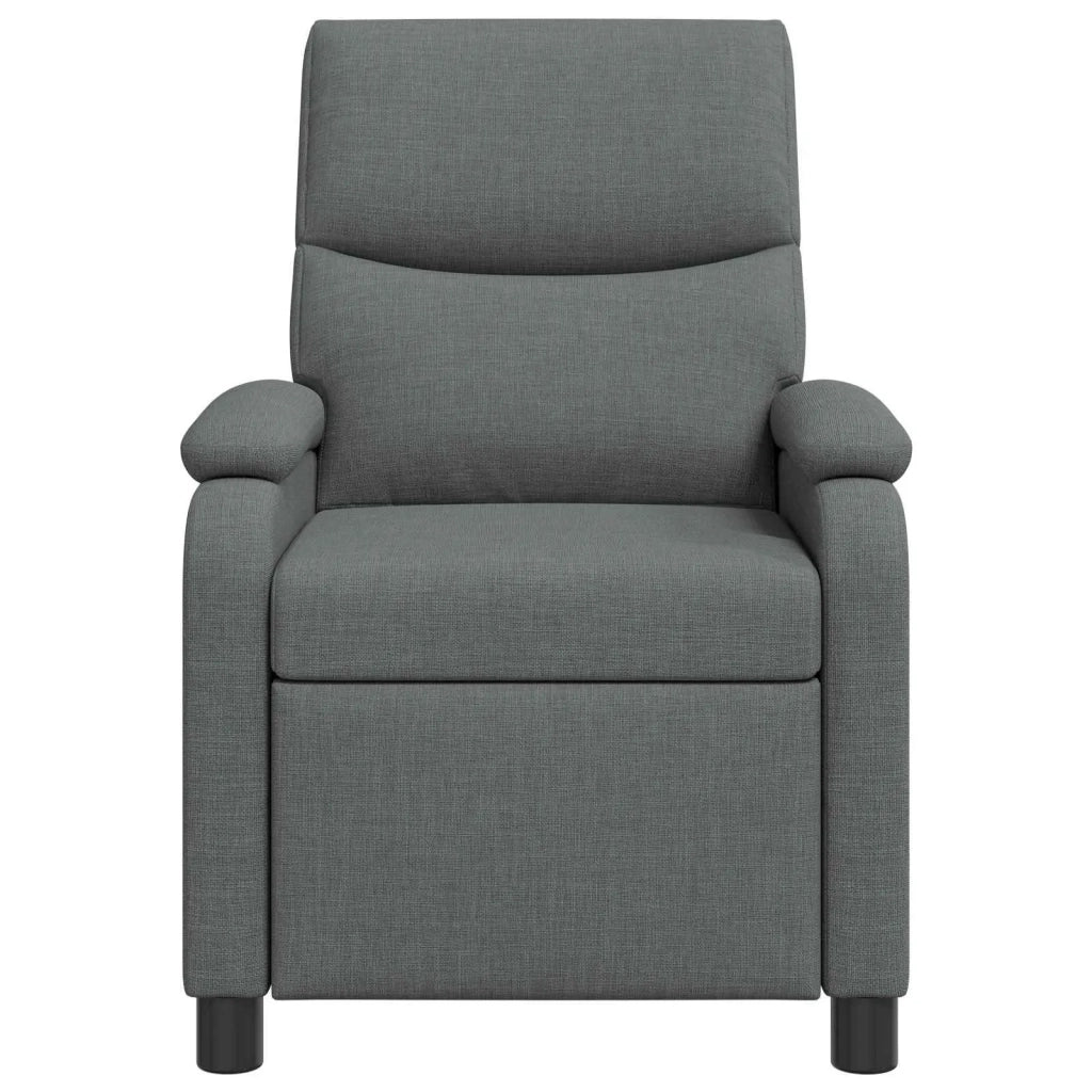 Poltrona reclinabile Grigio Scuro Tessuto 42034990