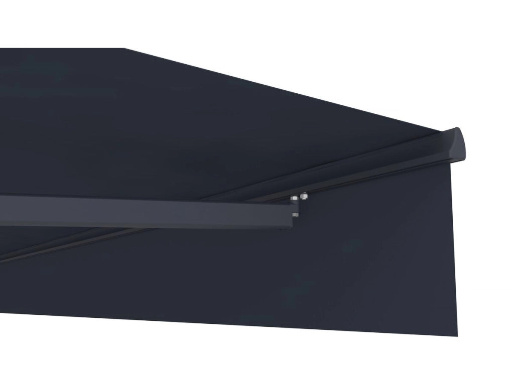4 x 3 m Tenda retrattile motorizzata in alluminio "Ombra 4" - Grigio antracite