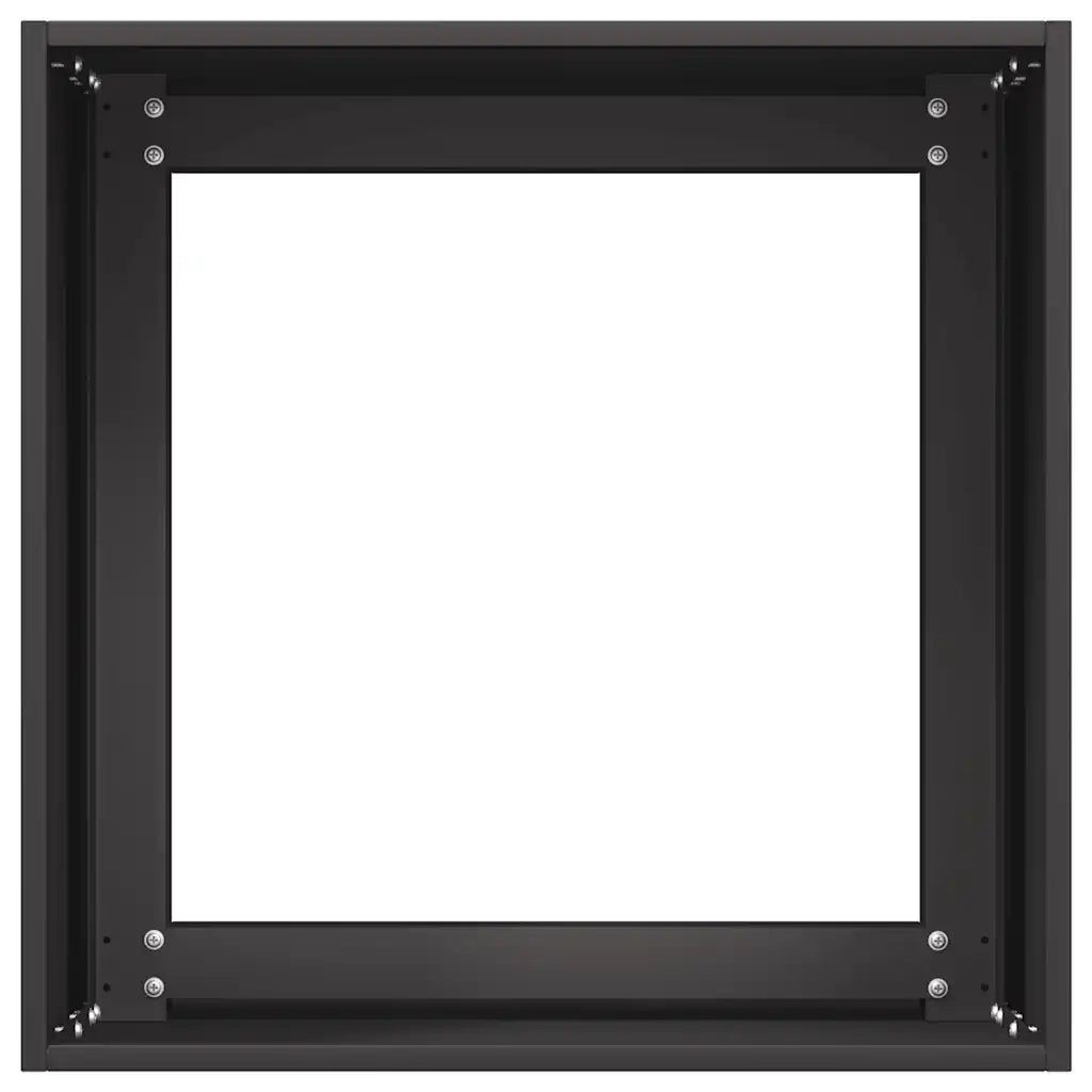 Fioriera Nera 40x40x40 cm in Acciaio Laminato a Freddo 860661