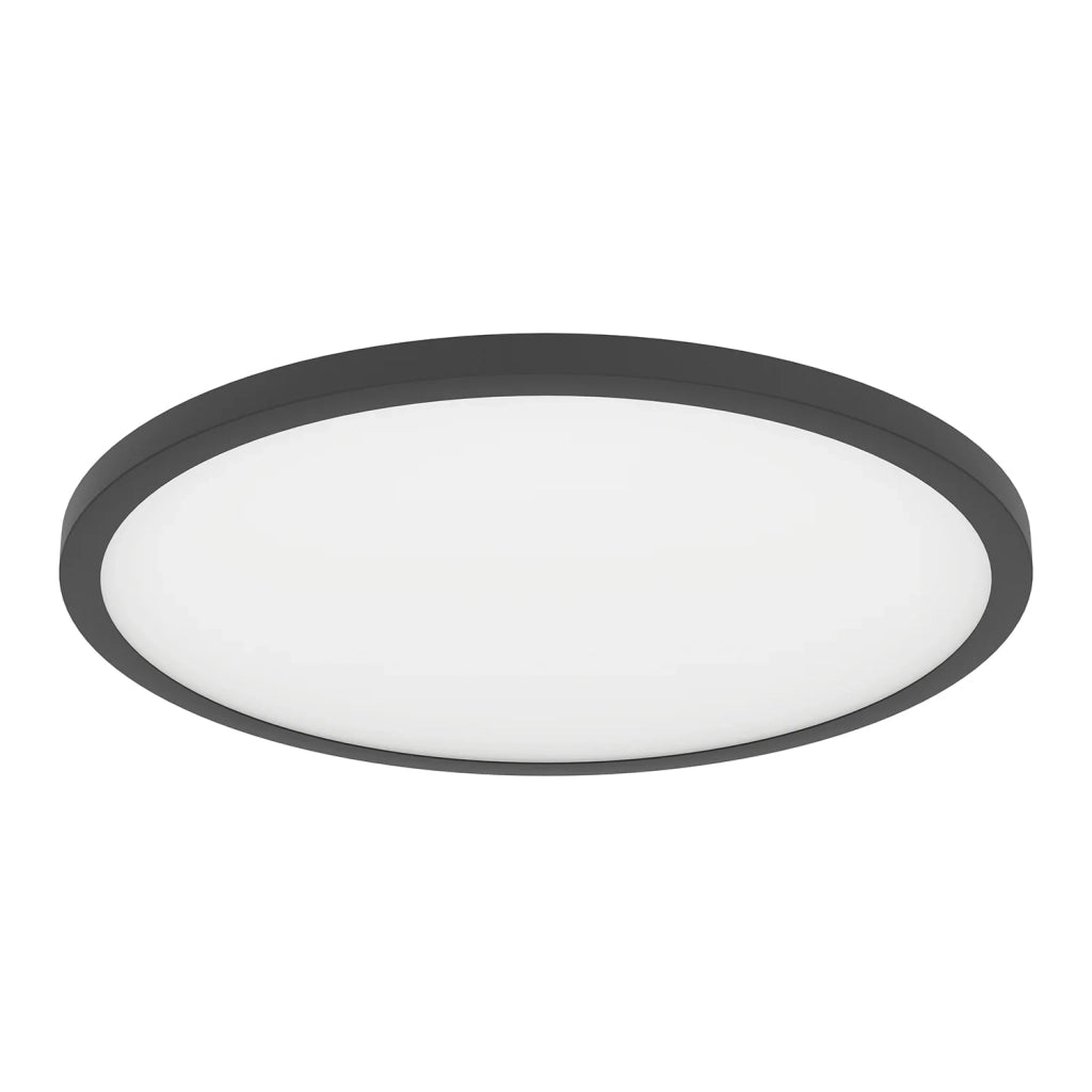 Plafoniera Moderna Sarsina-Z Alluminio Nero Luce Led Integrato 33,5W