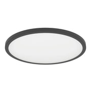 Plafoniera Moderna Sarsina-Z Alluminio Nero Luce Led Integrato 33,5W