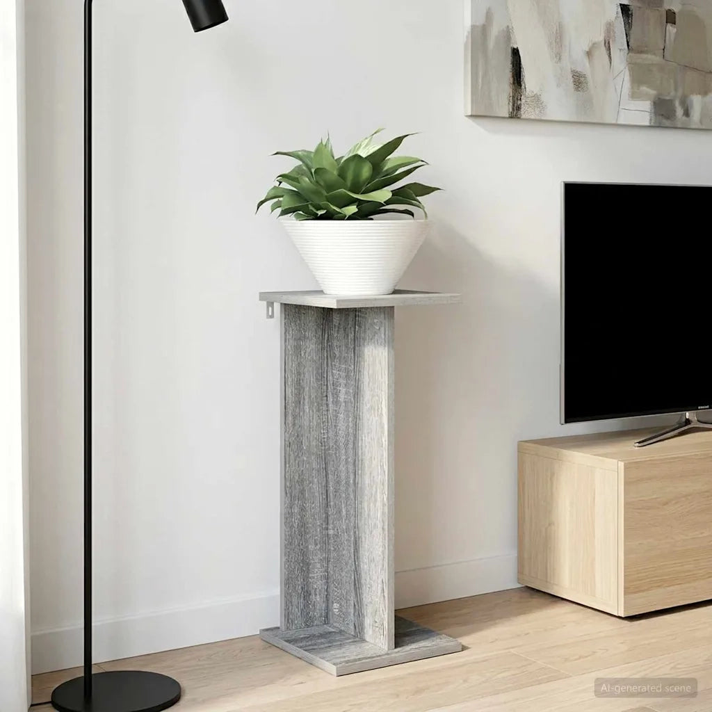 Supporto per piante 2 pcs Sonoma grigia 25 x 25,5 x 60,5 cm 899669