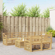 Set di divani da esterno 9 pcs Bianco 59 x 59 x 37 cm 3392089