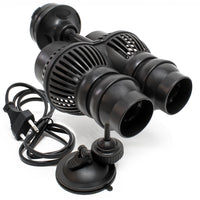 JVP-202AB Pompa di movimento doppia per acquari 12000l/h 24W con supporto a magnete