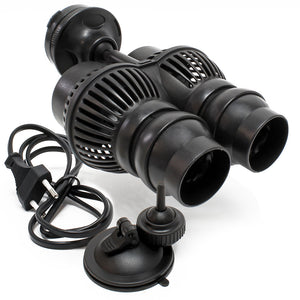 JVP-202AB Pompa di movimento doppia per acquari 12000l/h 24W con supporto a magnete