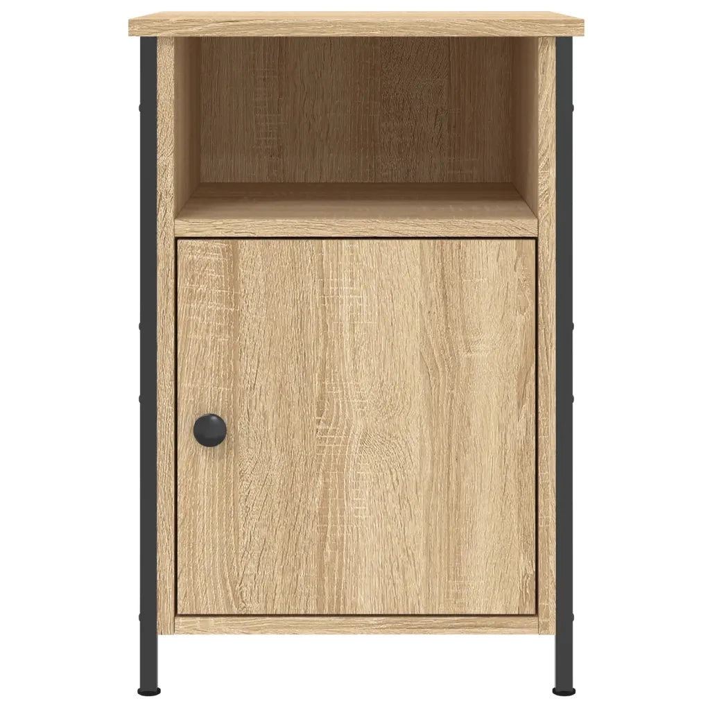 Set di 2 Comodini | Armadio da Notte | Mobiletto da notte Rovere Sonoma 40x42x60 cm in Legno Multistrato