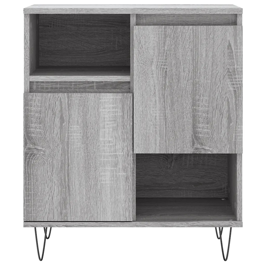 Credenza | Madia | Buffet da pranzo | Armadio da pranzo Grigio Sonoma 60x35x70 cm in Legno Multistrato