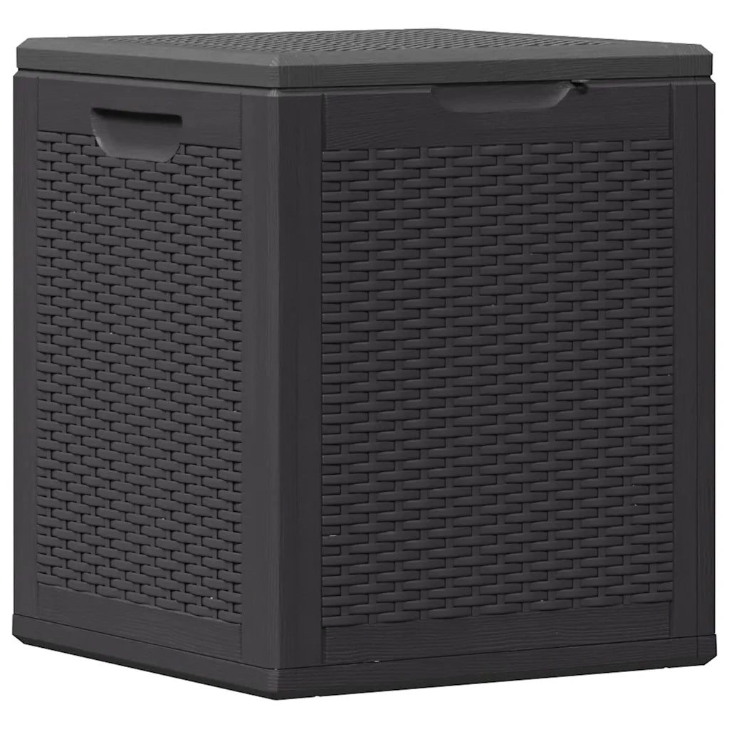 Baule da Giardino 90 L Nero in Rattan PP CFW3114080