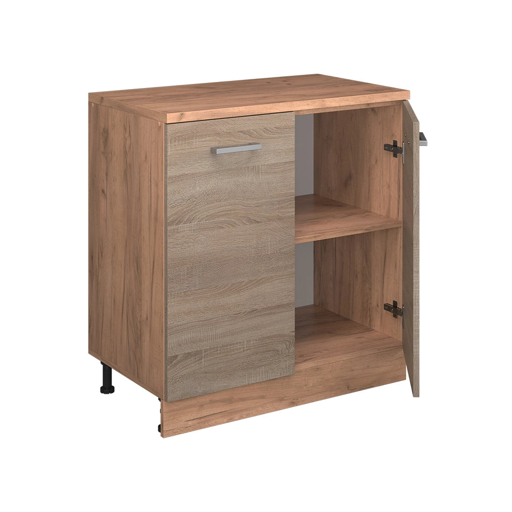 Mobile per mansarda Rion Sonoma/Rovere dorato 80 x 83.8 cm senza inclinazione con 2 ante Vicco