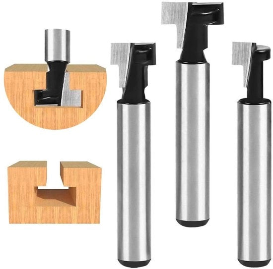 Set di sega circolare per legno ONF3 - 3 pezzi - 8 mm - Segatoio per legno - Segafacile - Segapiano - Segataglio per progetti DIY