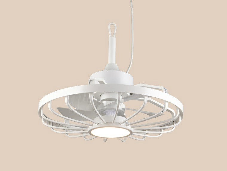 OSLO PLAFONIERA LED BIANCA CON VENTILATORE DA ESTERNO CON T - TRIO