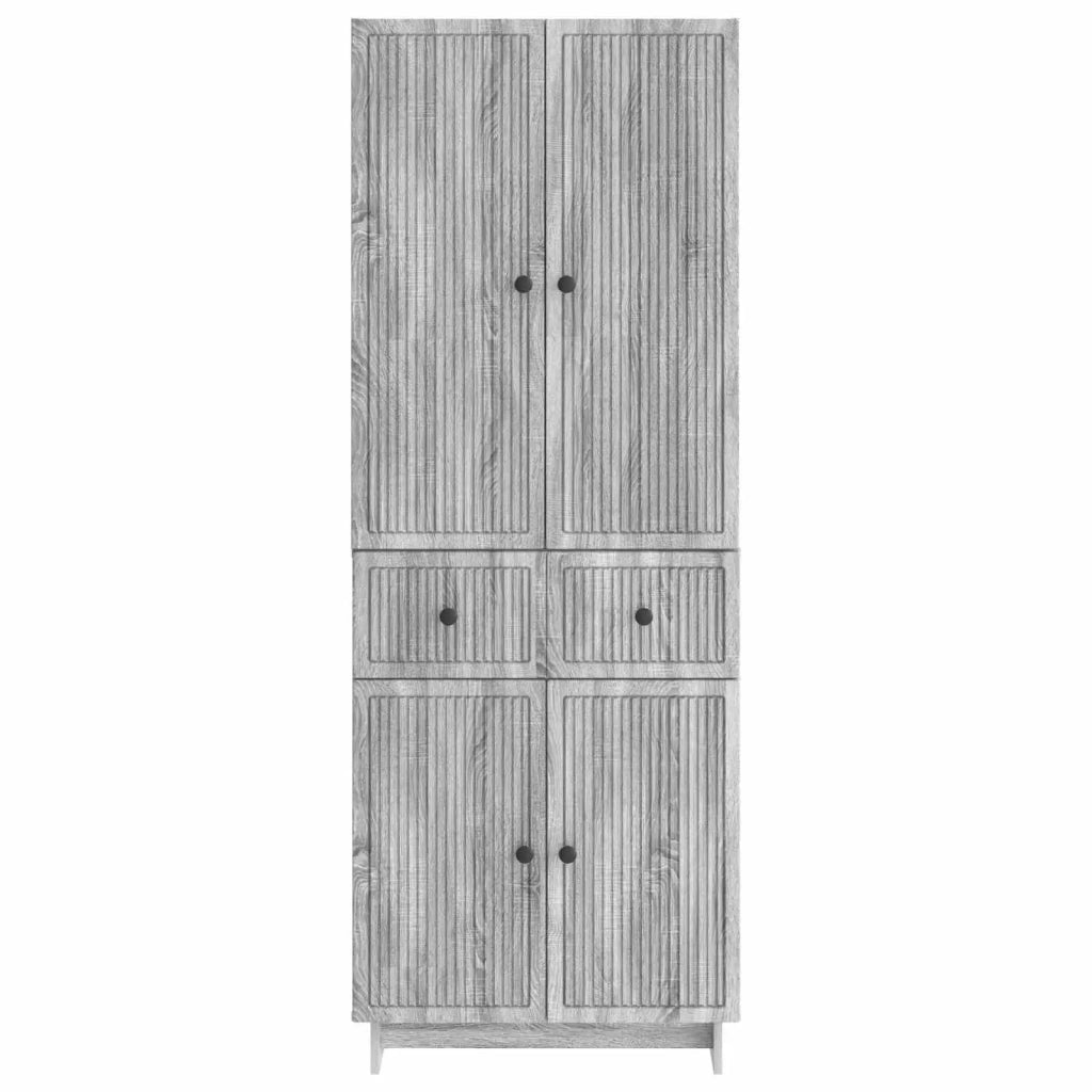 Set di armadi 2 pcs 66 x 34,5 x 90 cm Legno ingegnerizzato