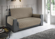 Copridivano Trapuntato Impermeabile Antimacchia Mod. Imperiale Pitonato Tortora - Poltrona - Tortora