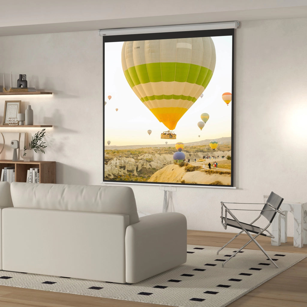 Schermo Proiezione 99 Pollici ¨C Xylo ¨C 178x178 cm Bianco 1:1 4K HD Home Cinema
