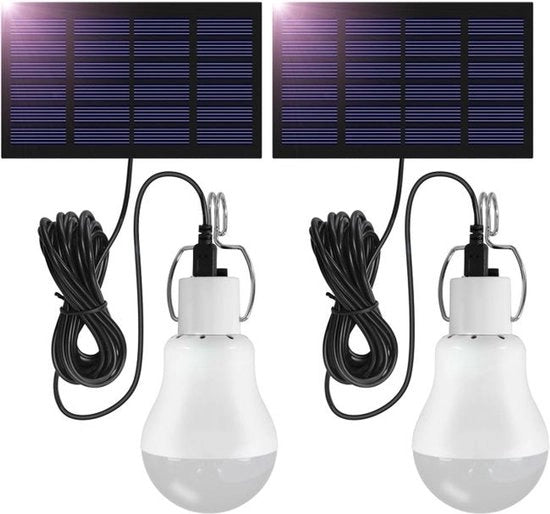 Lampada LED esterna a pannelli solari con luce portatile e pannello solare, lampada LED ricaricabile a pannelli solari, adatta per l'uso in pesca.