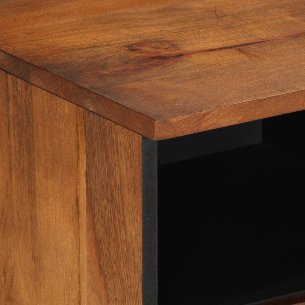 Mobile TV 70x33x46 cm Legno Massello Mango