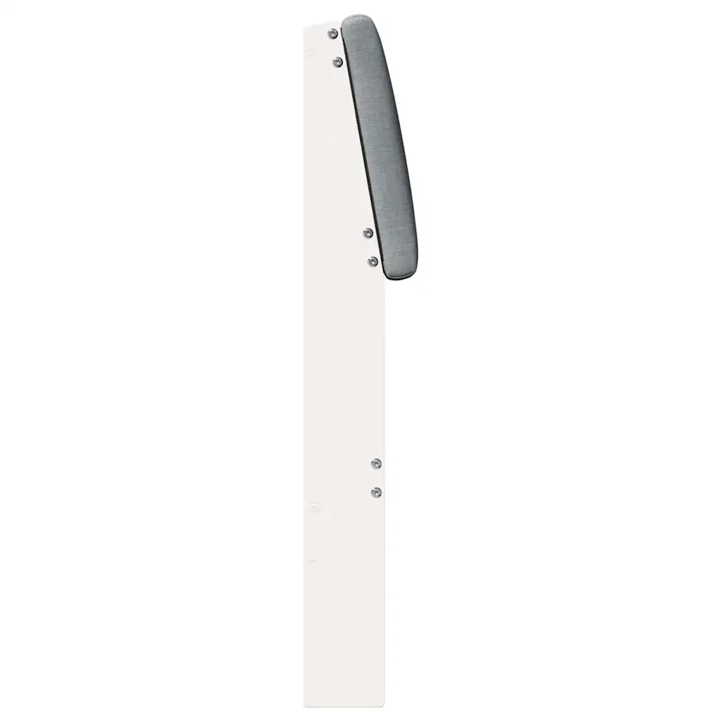 Testiera imbottita Grigio chiaro 100 cm Pino massello