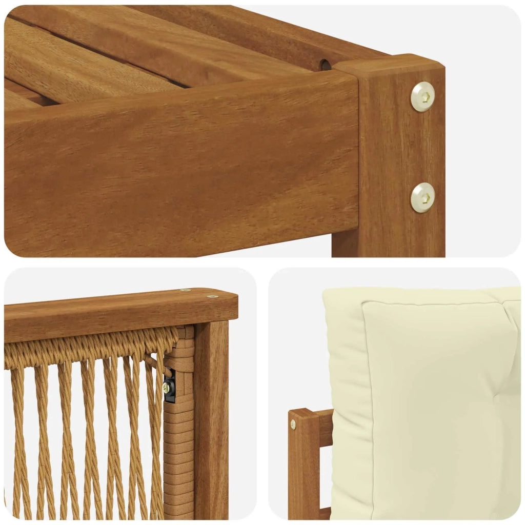 Set di divani da esterno 9 pz 3383538