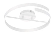 Plafoniera da Interno a LED SMD in Metallo Bianco Opaco