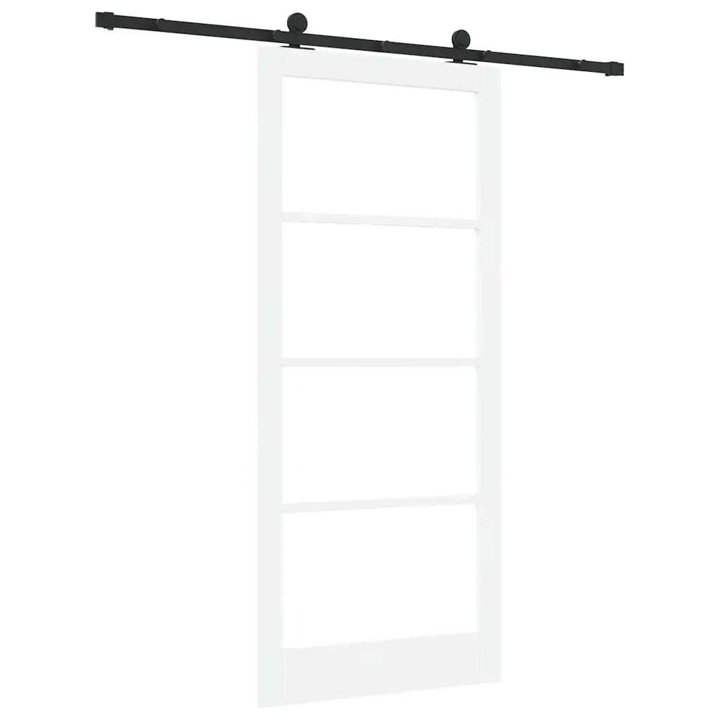 Porta scorrevole ORKDAL Bianco e Nero 93 x 211 cm 3332038