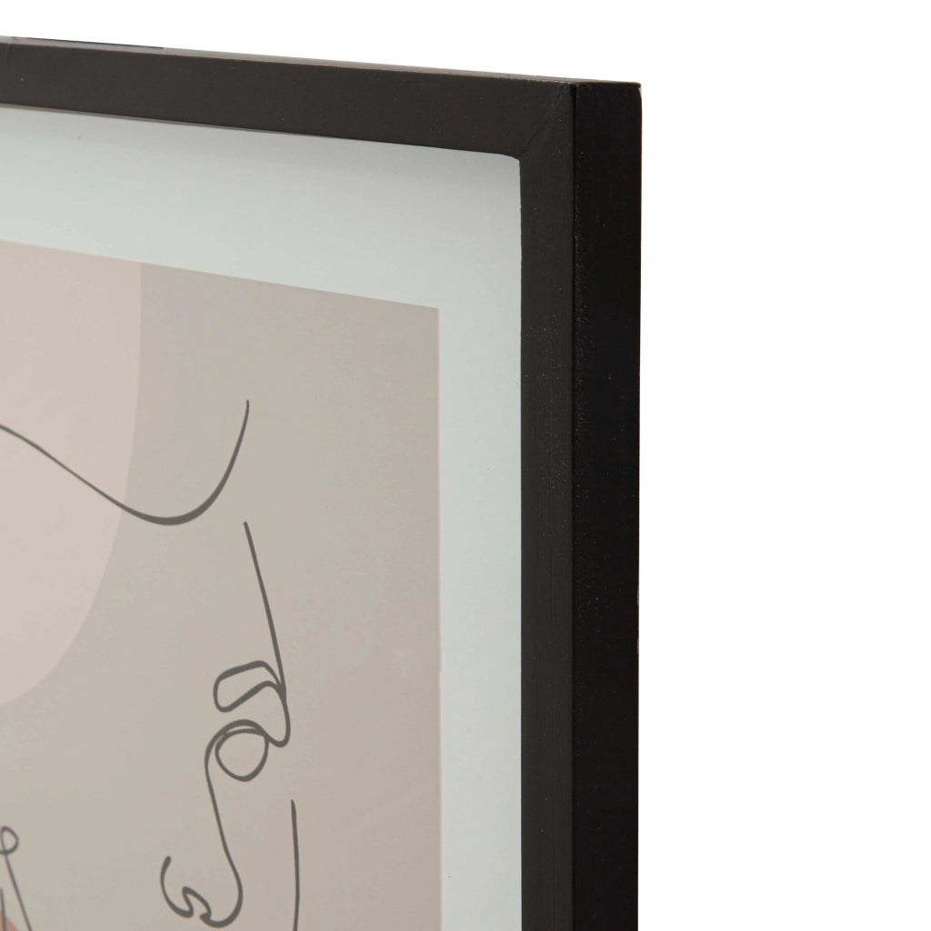 Silvo, Quadro Materiale Struttura in Vetro, 35x47h cm Rosa