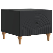 Tavolino da salotto Nero 49 x 50 x 40 cm Legno ingegnerizzato