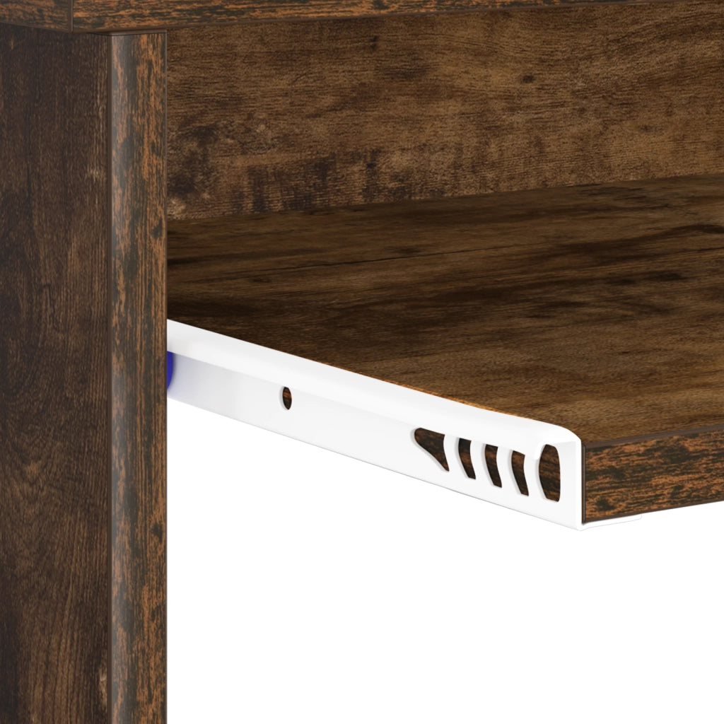 Scrivania per Computer Rovere Affumicato Rovere affumicato