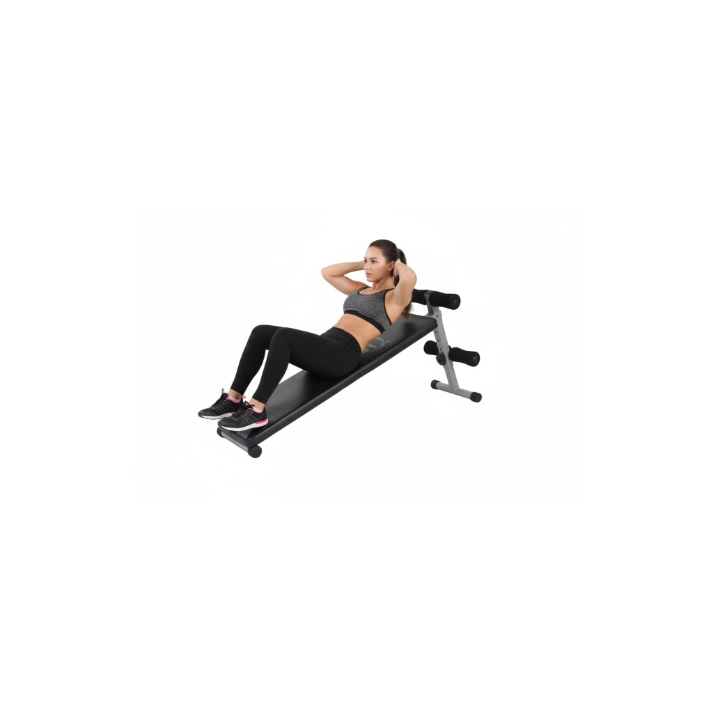Planche à abdominaux O'Fitness - Dimensions : 137 x 33,5 x 73 cm - Idéal pour une activité physique à la maison