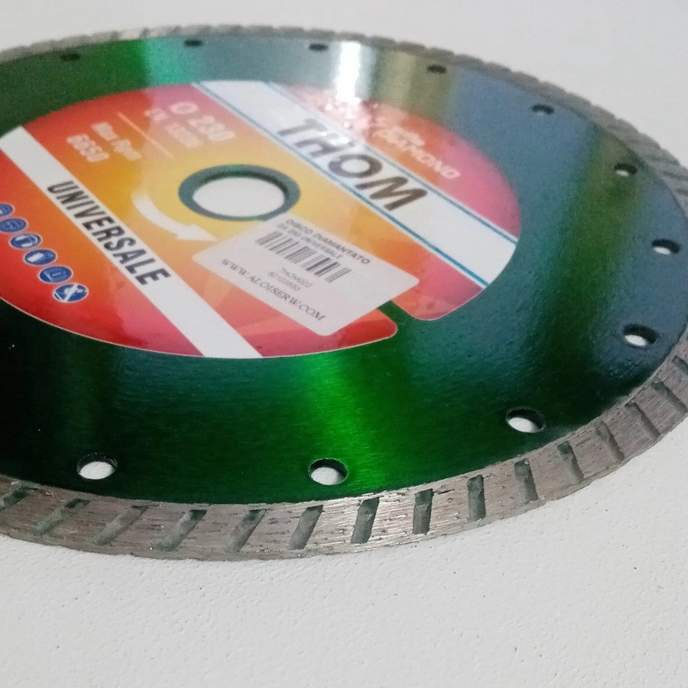 Sifa thom 230mm disco diamantato universale per taglio cemento, cemento armato, mattoni, laterizi