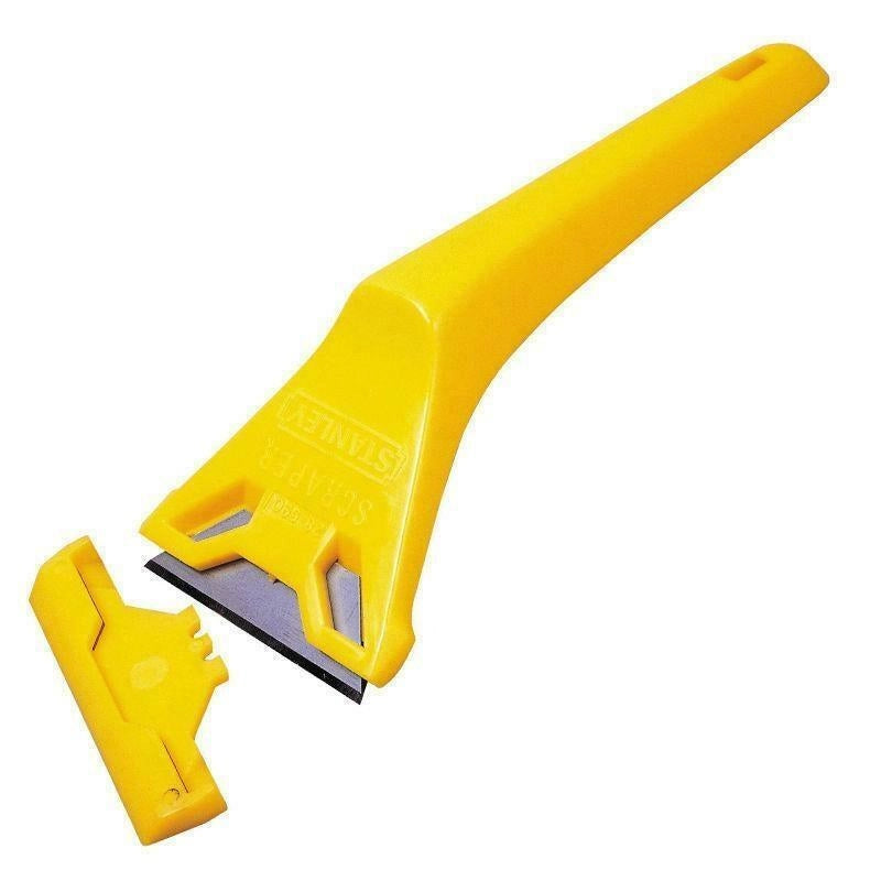 Raschietto Multiuso da Lavoro – Corpo in Plastica con Salvalama (Lama Trapezoidale 60x19 mm)