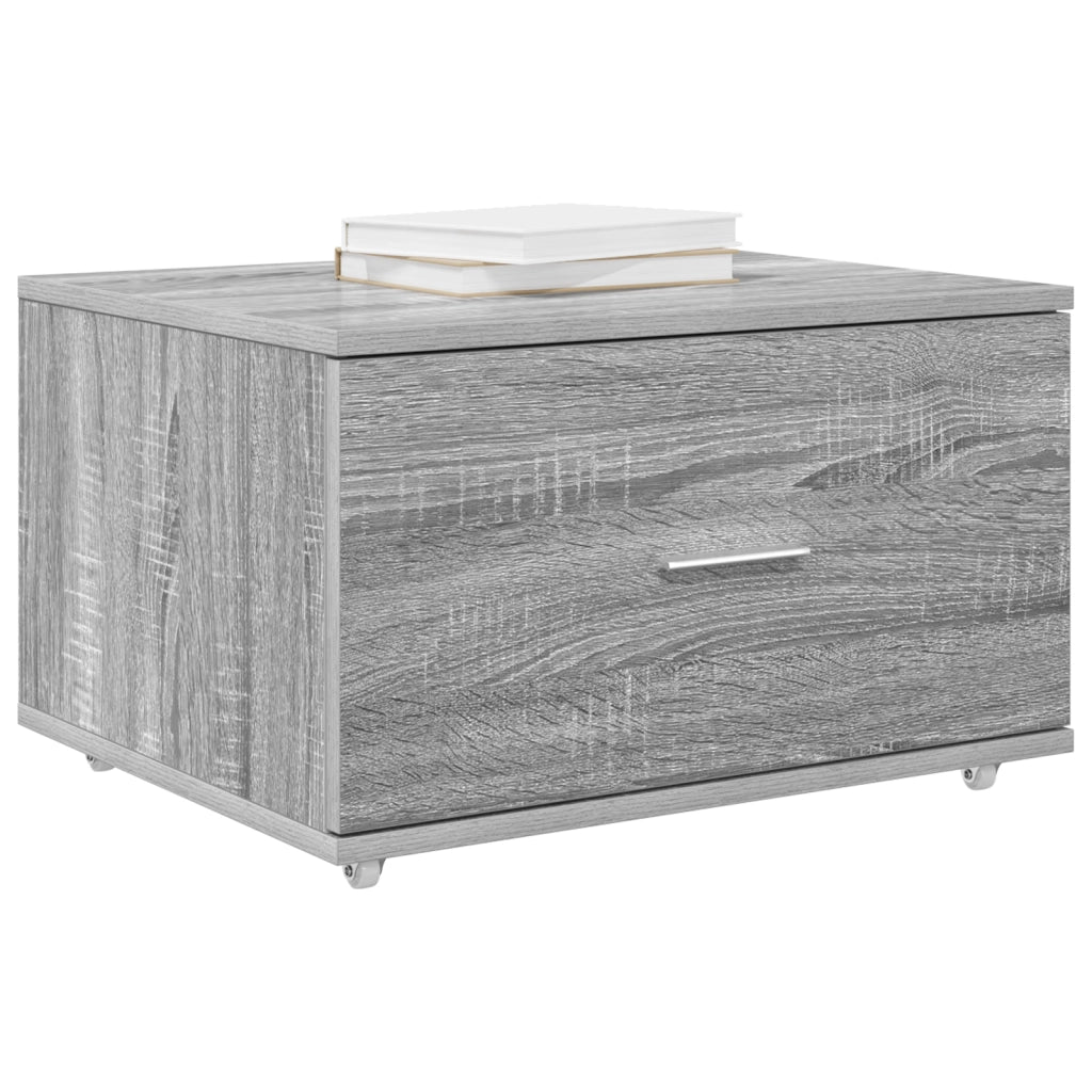 Armadio con Cassetti Grigio Sonoma Legno Ingegnerizzato Medio