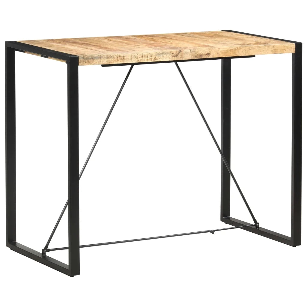 Tavolo da Bar 140x70x110cm in Legno Massello di Mango cod mxl 58840