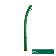 Doccia solare per esterno JOLLY CURVA 25 LITRI, in alluminio con lavapiedi - Doccia Solare Per Esterno Jolly Curva 25 Litri, In Alluminio Con Lavapiedi Doccia Solare Per Esterno Jolly Curva 25 Litri, In Alluminio Con Lavapiedi