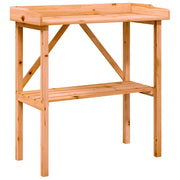 Tavolino portavasi con ripiano 78 x 38 x 82,5 cm legno di abete marrone 02_0045429