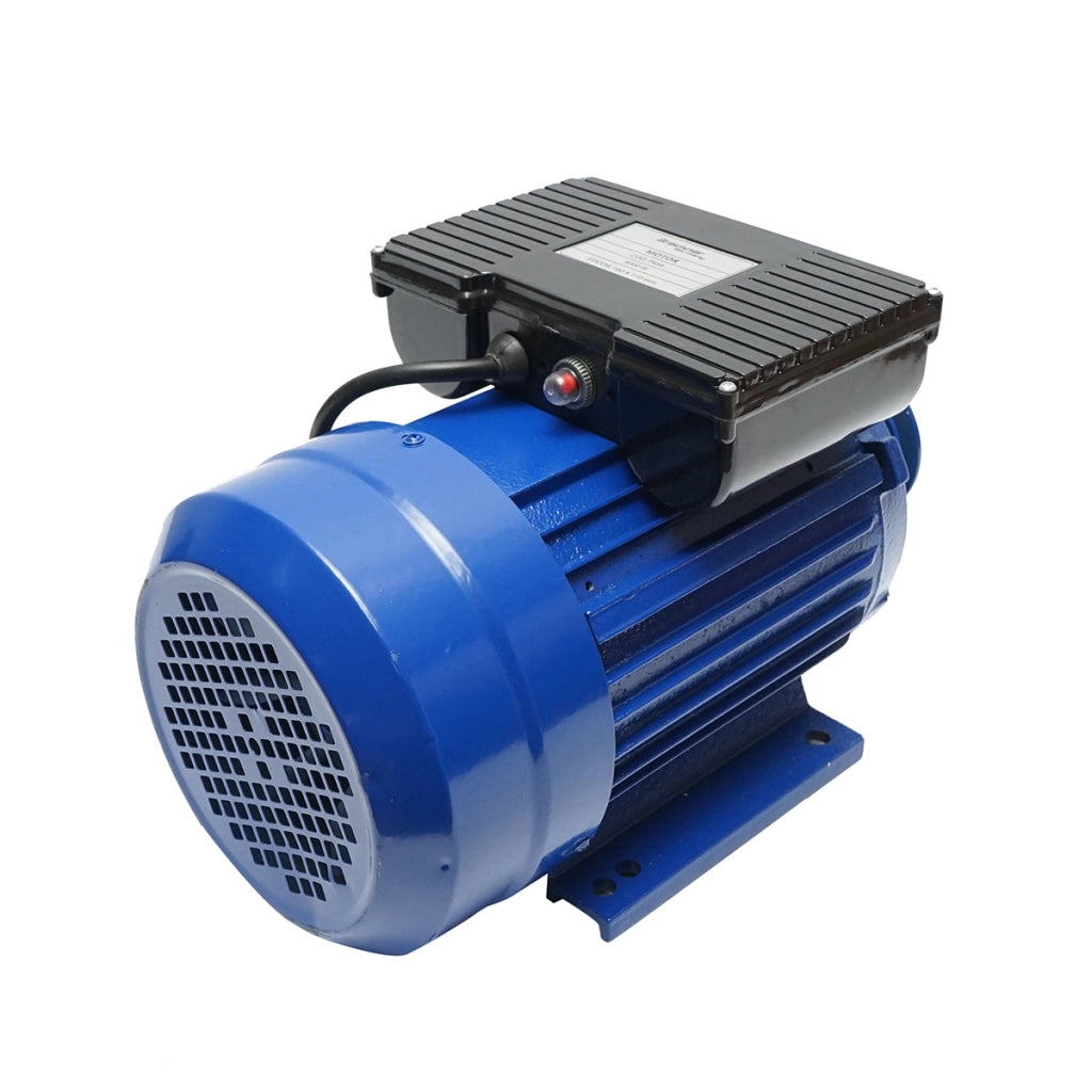 Motore elettrico monofase 4KW, 220V, statore 160x110mm, protezione termica Breckner Germany