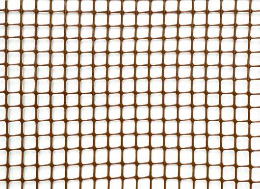 Rete Quadra da Giardino 10mm in Plastica 1x30m Rama Mirror Marrone