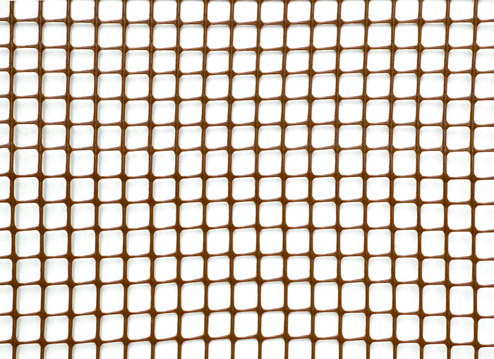 Rete Quadra da Giardino 10mm in Plastica 1x30m Rama Mirror Marrone