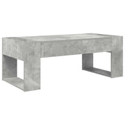 Tavolino da salotto | Tavolino da caff¨¨ | Tavolino da Soggiorno Grigio cemento 110 x 50 x 41 cm