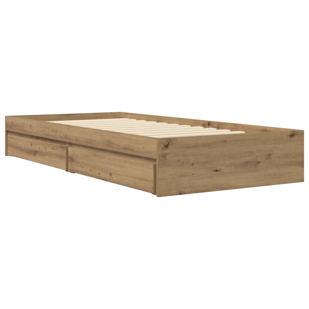 Telaio del letto con storage Rovere Artigianale 80 x 200 cm 3429596