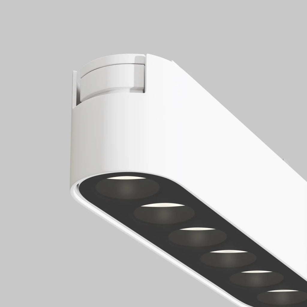 Maytoni Lampada da binario moderna Radity Points 1 luce LED integrato bianco metallo