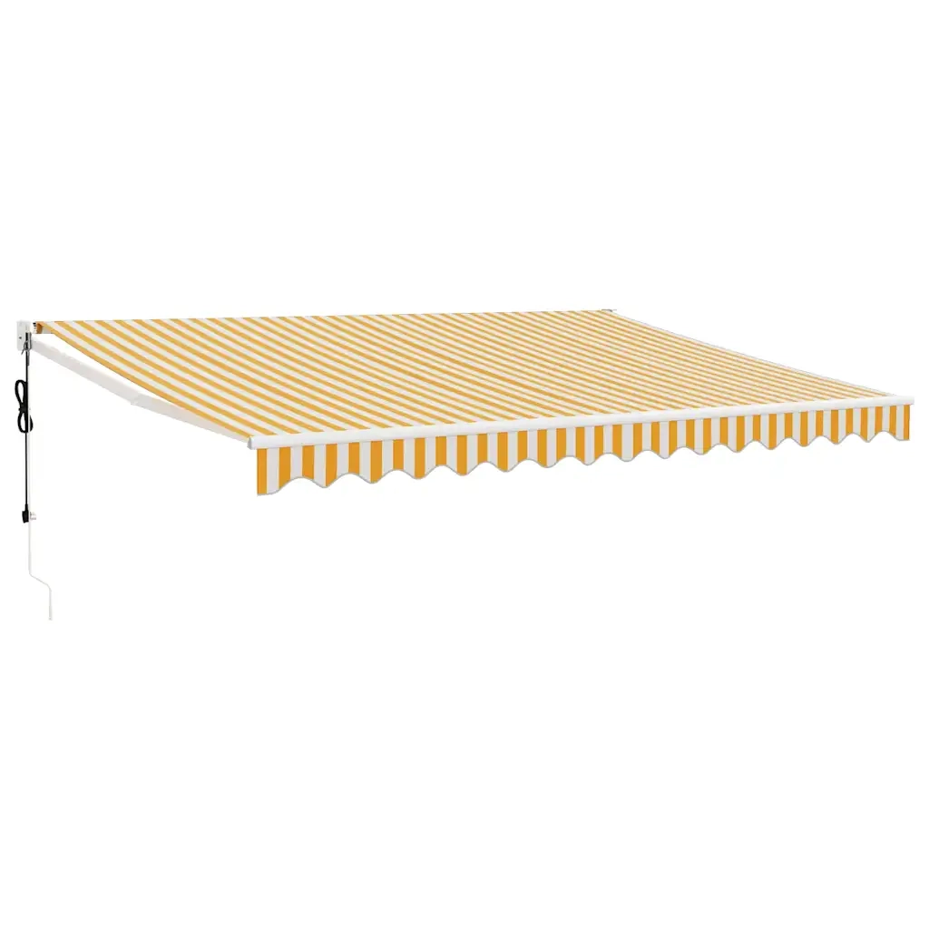 TendaSole Automatica Retrattile Gialla e Bianca 4x3 mcod mxl 78749